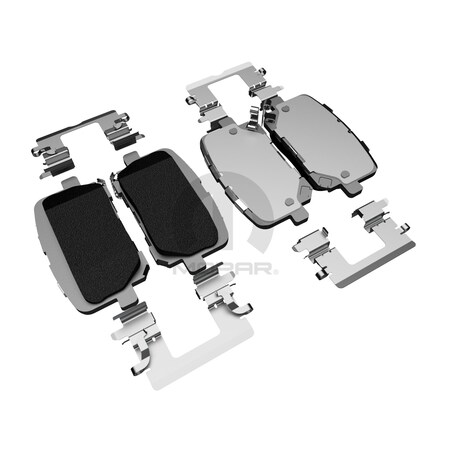 Mopar Disc Brake Pad Installation Kit, 68245118AB 68245118AB